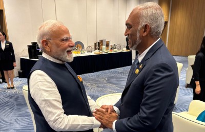 އެސްސީއޯ ސަމިޓުގެ ހަވާސާގައި ރައީސް މުއިއްޒާއި މޯދީގެ ބައްދަލުވުމެއް!