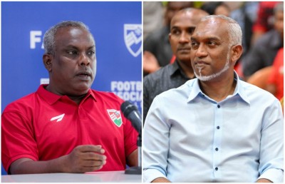 ރައީސްގެ ހިތްވަރު ގައުމީ ޓީމަށް، އެދިވަޑައިގަތީ ރަންވަނަތަކެއް ހޯދައިދިނުމަށް ގައުމީ ޖޯޝު ނެރެދޭން