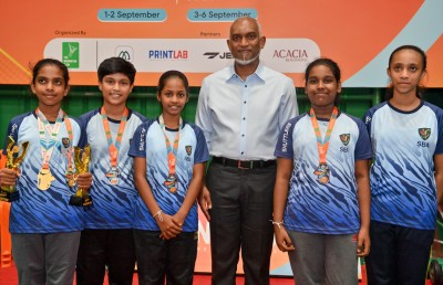 ދިރާގު މޯލްޑިވްސް އޯޕަން ބެޑްމިންޓަން މުބާރާތުގެ އޯޕަން ޗެމްޕިއަންކަން ނިބާލް އާއި ނަބީހާ އަށް