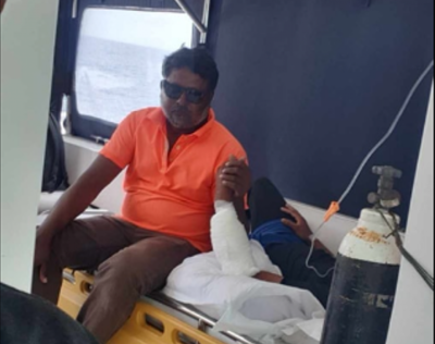 މިޔަރެއް ހަމަލާދީ މީހެއްގެ އަތް ވަރަށް ބޮޑަށް ޒަހަމު ކޮށްލައިފި