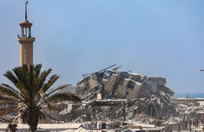 ހަމާސްއިން ބޭނުންކުރާ ކަމަށް ބުނެ ޣައްޒާ ސިޓީގެ އުސް އިމާރާތްތައް ގޮއްވަނީ