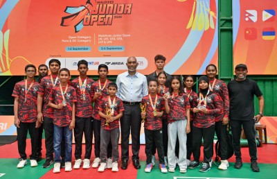 ދިރާގު މޯލްޑިވްސް އޯޕަން ބެޑްމިންޓަން މުބާރާތުގެ އޯޕަން ޗެމްޕިއަންކަން ނިބާލް އާއި ނަބީހާ އަށް