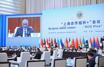 ފަލަސްތީނުގެ ހައްގުގައި މަސައްކަތްކުރަން ބައިނަލްއަގްވާމީ މުޖުތަމައުގައި ރައީސް އެދިވަޑައިގެންފި