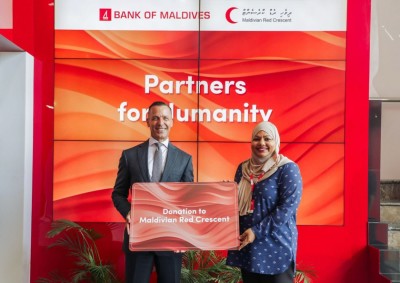 ދިވެހި ރެޑް ކްރެސެންޓުގެ 'ޕާޓްނާސް ފޯ ހިއުމެނިޓީ އިނިޝިއޭޓިވް'ގައި ބީއެމްއެލްއިން ބައިވެރިވެއްޖެ