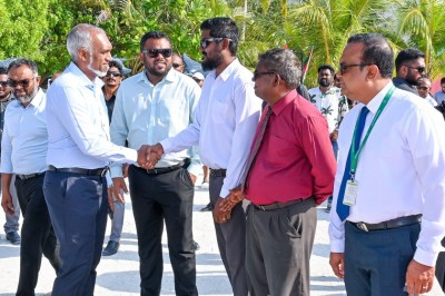 ހަތަރު އަތޮޅަށް ކުރެއްވި ދަތުރުފުޅަށްފަހު ރައީސް މާލެ ވަޑައިގެންފި