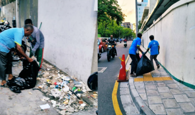 އިއްޔެ އެކަނި، މާލޭ މަގުމަތިން 59 ޓަނުގެ ކުނި ނެގި