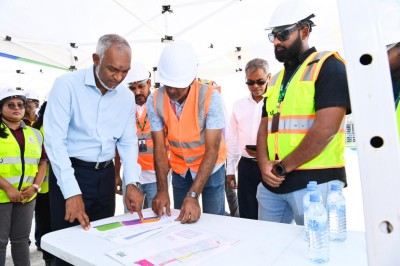 މަސައްކަތް ނުހުއްޓޭ، ގޯތި ދިނުމުގެ މަސައްކަތް ބާރު ދުވެލީގައި އަންނަނީކުރަމުން: ރައީސް