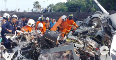 މެލޭޝިއާގެ މިލިޓަރީ ދެ ހެލިކޮޕްޓަރު އެކްސިޑެންޓުވެ، 10 މީހުން މަރުވެއްޖެ