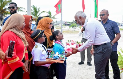 ރައީސް 100 ޕަސެންޓް ޔަގީންކަން ދެއްވި މިލަންދޫ އެއާޕޯޓުގެ އަމަލީ މަސައްކަތް ފަށައިފި