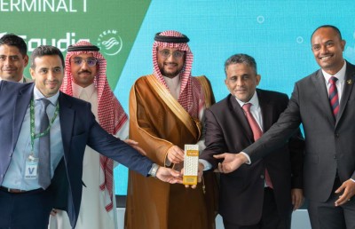 ސައޫދީ އެއާލައިންގެ ހިދުމަތް ވީއައިއޭގެ އާ ޓާމިނަލްގައި ދޭން ފަށައިފި