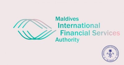 މޯލްޑިވްސް އިންޓަނޭޝަނަލް ފައިނޭންޝަލް ސާވިސަސްގެ ލޯގޯ ތައާރަފުކޮށްފި