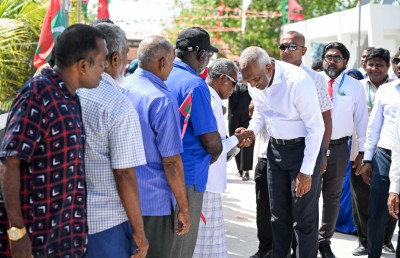 އެއް އަހަރާއި 11 މަސް ތެރޭގައި ރައީސް މުއިއްޒު ހުރިހާ ރަށަކަށް ވަޑައިގެންފި