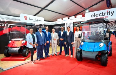 ޓޮނީނޯ ލެމްބޯގިނީ އިލެކްޓްރިކް ގޮލްފް ކާޓް ރާއްޖެއަަށް