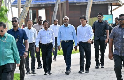 ޝަންގްރިއްލާ ރިސޯޓް ހުޅުވުމުގެ ތައްޔާރީތައް ރައީސް ބައްލަވާލައްވައިފި