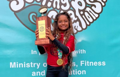 ރާއްޖޭގެ ފުރަތަމަ ޖޫނިއާ އަންހެން ސާފިން ޗެމްޕިއަނަކީ އުމުރުން 8 އަހަރުގެ އާލިޔާ