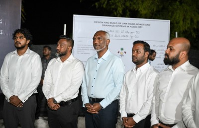 އައްޑޫ ލިންކް ރޯޑާއި ހައިވޭ އަލުން ހެދުމުގެ މަޝްރޫއު އިފުތިތާހުކޮށްފި