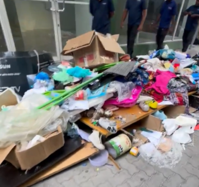 ރަށްދެބައި މަގު ގޮނޑުކޮށްލާފައި، ކުނި އެޅި ބަޔަކު ހޯދަނީ