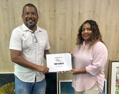 ކުޑޫގެ ކެމްޕެއިނުން ބާކީވި ފައިސާ ޓައިނީ ހާޓްސްއަށް ހަދިޔާކުރައްވައިފި