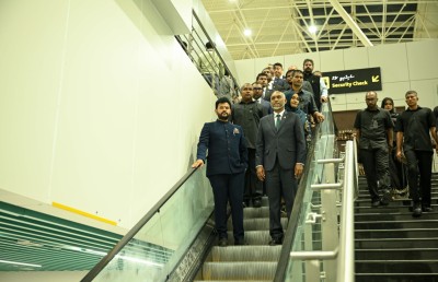 ހަނިމާދޫ އެއާޕޯޓަކީ ރާއްޖެ-އިންޑިއާގެ ގުޅުމަށް ލިބުނު ކުރިއެރުމެއް: ނައިޑޫ