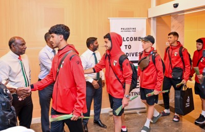 ފަލަސްތީނުގެ ގައުމީ ޓީމަށް ރާއްޖޭން ވީއައިޕީ މަރުހަބާއެއް!