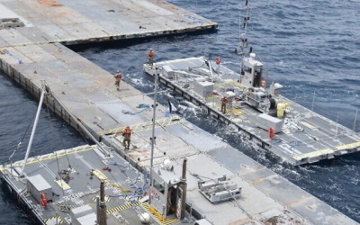 އެމެރިކާ ސިފައިން ޣައްޒާގެ އައްސޭރިފަށުގައި ބިނާކުރި ފާލަން ވެއްޓި ހަލާކުވެއްޖެ