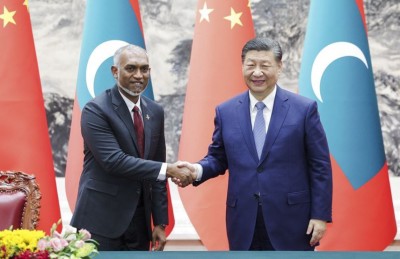 ޗައިނާ އާ ގުޅިގެން އެކި ދާއިރާތަކުން ކުރާ މަސައްކަތްތައް އިތުރަށް ހަލުވި ވެއްޖެ: ރައީސް