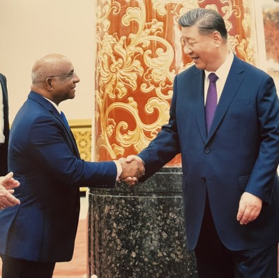 އެމްޑީޕީގެ ރައީސް ޝާހިދު ޗައިނާގެ ރައީސް ޝީއާ ބައްދަލުކުރައްވައިފި