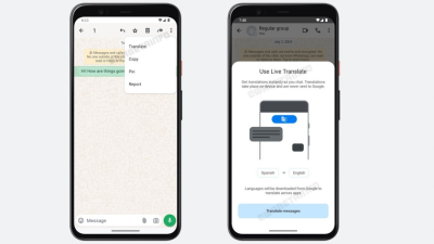ވަޓްސްއެޕްގައި ލައިވް ތަރުޖަމާ ކުރުމުގެ ފީޗަރެއް ތަޢާރަފުކުރަނީ