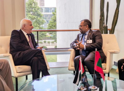 އދ.ގެ ފަލަސްތީނު މަންދޫބާ ފޮރިން މިނިސްޓަރު ބައްދަލުކުރައްވައިފި