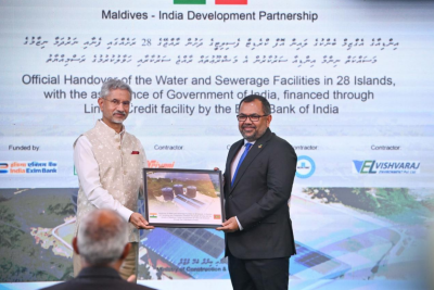 އިންޑިއާގެ އެހީގައި 28 ރަށުގެ ފެނާއި ނަރުދަމާ ނިންމައި ދިވެހި ސަރުކާރާ ހަވާލުކޮށްފި