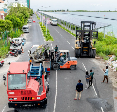 ބާ އުޅަނދުތައް ނަގައި ހުޅުމާލެ އިންޑަސްޓްރިއަލް ޒޯން ސާފުކުރަނީ