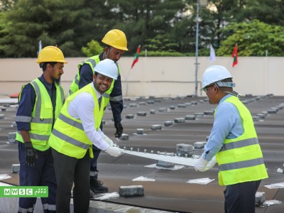 ހުޅުމާލޭގައި 10،000 ޓަނުގެ ފެން ރައްކާކުރެވޭ ތާނގީއެއް ބެހެއްޓުމުގެ މަސައްކަތް ފަށައިފި