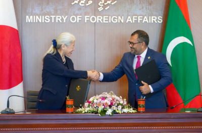 މާލޭ ބޭރު ތޮށި މަރާމާތުކުރަން ޖަޕާނުން 140،000 ޑޮލަރުގެ ހިލޭ އެހީ ދީފި