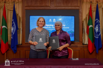 ތައުލީމީ ފެންވަރު މަތިކުރަން އެމްއެންޔޫއިން މެލްބަން ޔުނިވާސިޓީއާ އެކު ސޮއިކޮށްފި