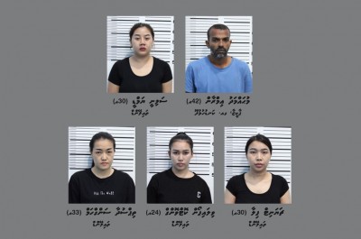 ހަށިވިއްކުމުގެ މައްސަލައެއްގައި ދިވެހި ފިރިހެނަކާއި ތައިލެންޑުގެ އަންހެނުންތަކެއް ބަންދަށް