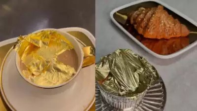 ދުބާއި ކެފޭއަކުން ވިއްކާ ރަނުގެ މި ސައިތަށީގެ އަގަކީ 1200 ޑޮލަރު