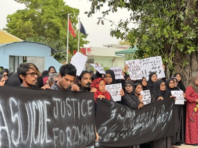 މުޅި ހޮޅުދޫ އެއްއަޑުން މިއަދު ގޮވައިލީ ޒަކިއްޔާގެ މަރުގެ މައްސަލައިގައި އިންސާފު އަވަސްކުރަން