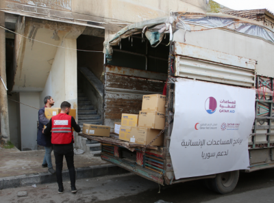 ޒަކާތު ފަންޑުން ފަލަސްތީނުގެ ރައްޔިތުންނަށް ބޯފެން ފޯރުކޮށްދީފި