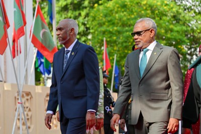 ފައިސަލް ވަކިކުރި ފަހުން އަބްދުއްރަޙީމާއި ރައީސް ފުރަތަމަ ފަހަރަށް ބައްދަލުކުރައްވައިފި