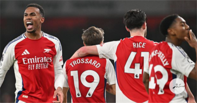 ހަތް ލަނޑު ޖަހައި މޮޅުވެ، ކްއާޓާ ފައިނަލާ ގާތަށް އާސެނަލްއިން ޖެހިލައިފި