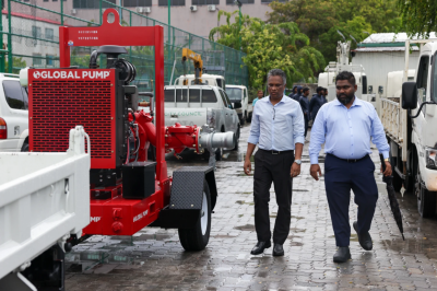 ފެންބޮޑުވާ މައްސަލަ ހައްލުކުރަން މާލެ ސިޓީ ކައުންސިލުން އިތުރު 2 ޕަމްޕު ގެންނަނީ