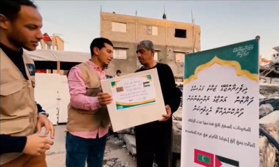 ރާއްޖޭން ބައިމިލިއަން ރުފިޔާގެ ކާބޯތަކެތި ޣައްޒާގެ އާއިލާތަކަށް ފޮނުވައިފި