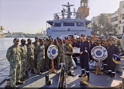 ކޯސްޓްގާޑް ޝިޕް ހުރަވީ މަރާމާތަށް ފަހު ރާއްޖެ ގެންނަނީ