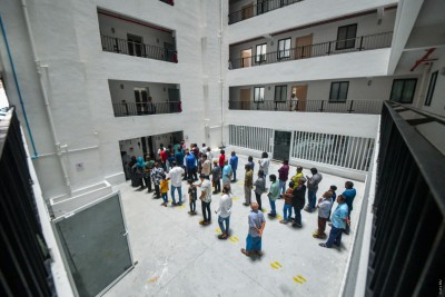 ހިޔާ ޓަވަރު ދޭއްގައި ހަރުކުރި އައު ލިފްޓުތައް ބޭނުންކުރަން ފަށައިފި