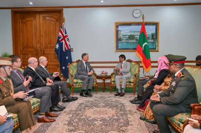 ދިފާއީ ގުޅުން ވަރުގަދަކުރަން އޮސްޓްރޭލިއާގެ ބޮޑުވަޒީރުގެ ނައިބާއެކު މަޝްވަރާކޮށްފި