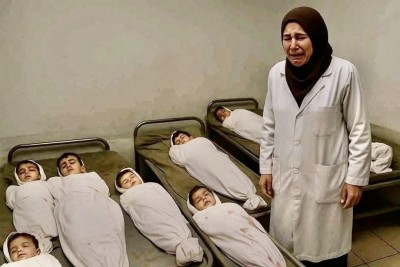 އިސްރާއީލުން ޣައްޒާގެ އަންހެން ޑޮކްޓަރެއްގެ 9 ދަރިން ޝަހީދުކޮށްލައިފި