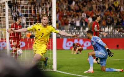 ފަހު ވަގުތު ޑި ބްރުއިނާ ޖެހި ލަނޑުން ބެލްޖިއަމަށް ހަނި މޮޅެއް