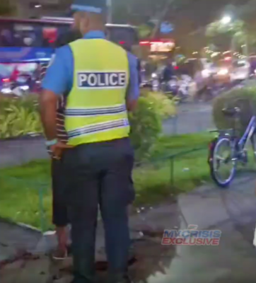 ހުޅުމާލޭގައި ހިންގި މާރާމާރީއެއްގައި މީހެއްގެ ނޭފަތް ފަޅައިލައިފި