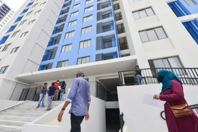 ހުޅުމާލެ ފުލެޓުތަކަށް 60 ޕަސެންޓު މީހުން ކުލި ނުދައްކާތީ އާންމުން ރަތަށް!