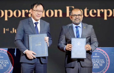 ސަރުކާރު ހިއްސާވާ ކުންފުނިތަކުގެ މާލީ ހިންގުން ހަރުދަނާކުރަން ސިންގަޕޫރާއެކު އެއްބަސްވުމެއް